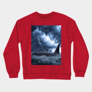 WHALE RIDER Crewneck Sweatshirt